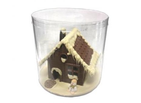 Chocolade kersthuis