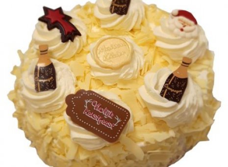 Champagne taart 6-8 personen