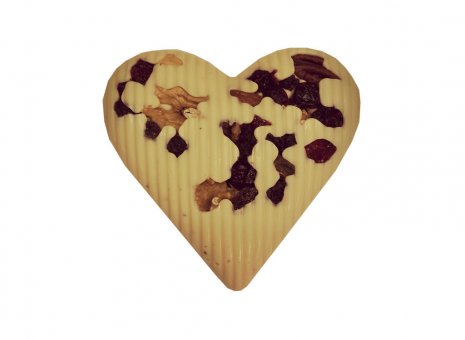 Chocolade hart wit