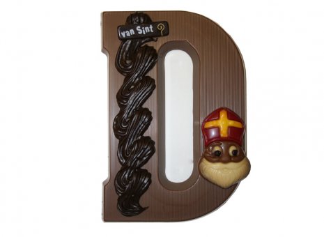Chocolade letter D
