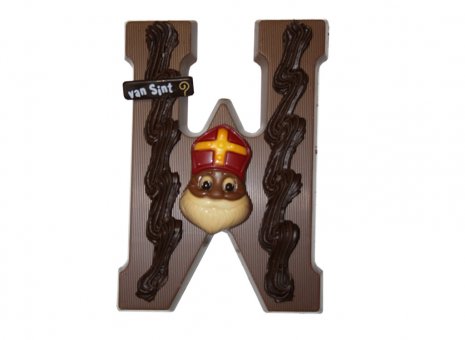 Chocolade letter W
