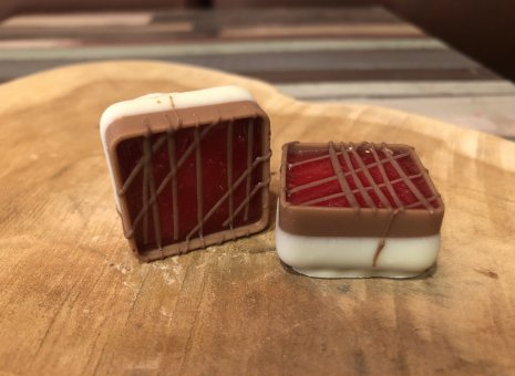 Frambozen ganache