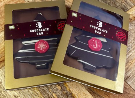 Chocolade kerstboom.