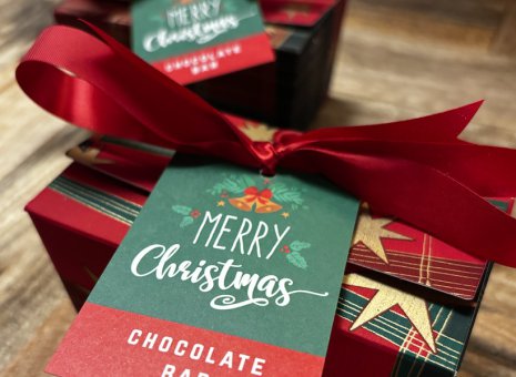 Rood groen kerstdoosjes 