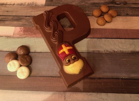 Chocolade letter P