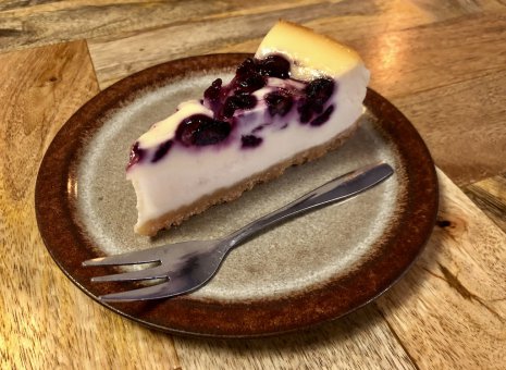Blueberry cheesecake punt