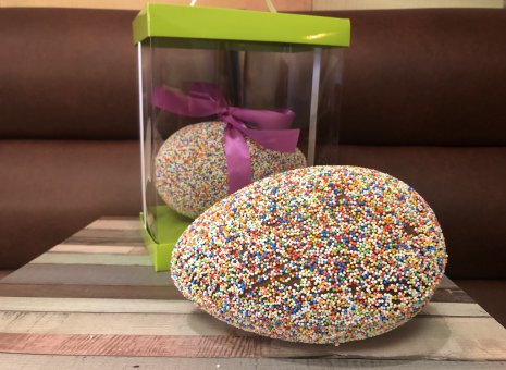 Chocolade spikkel ei