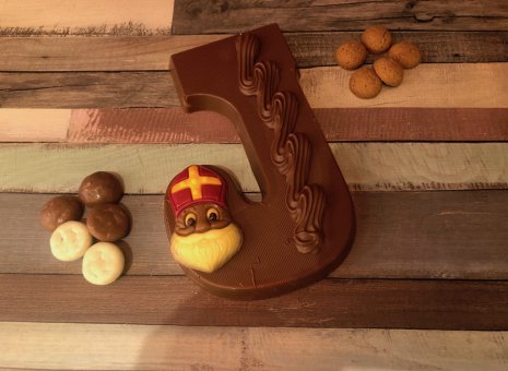 Chocolade letter J