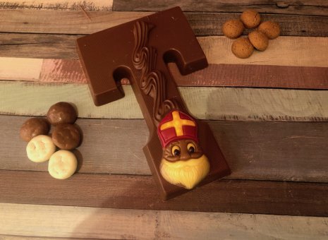 Chocolade letter T