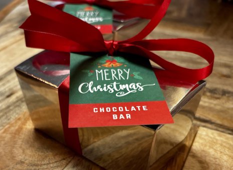 Zilveren kerstdoosje