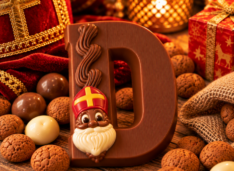 Chocolade letter D