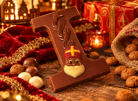 Chocolade letter i