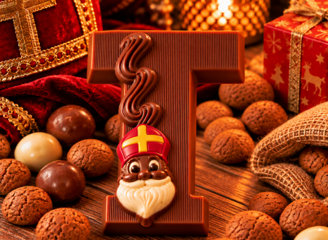 Chocolade letter T