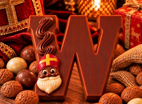 Chocolade letter W