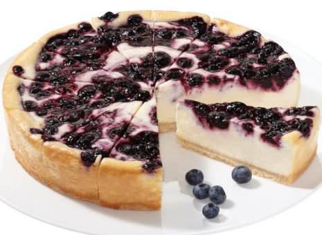 Blueberry  cheesecake 14 personen